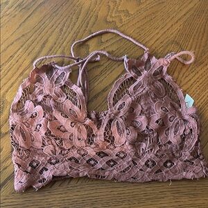 Lace Bralette in Mauve